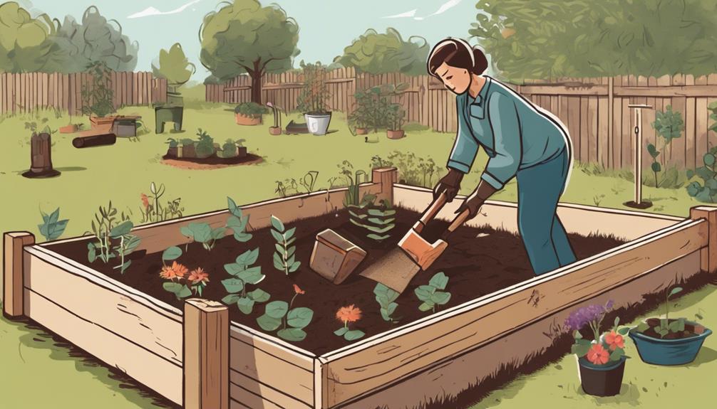 raised garden bed construction